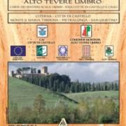 lto Tevere Umbro Carta dei Sentieri scala 1:40000 fogli città di Castello e Cagli   CITERNA - CITTA' DI CASTELLO - MONTE S. MARIA TIBERINA - PIETRALUNGA SAN GIUSTINO